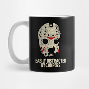 EASILY DISTRACTED BY CAMPERS Mug